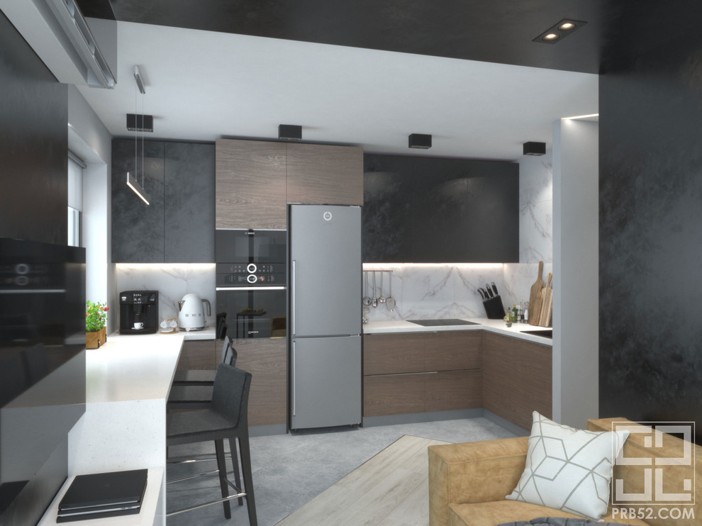 Проект частного интерьера в ЖК "7 Небо"