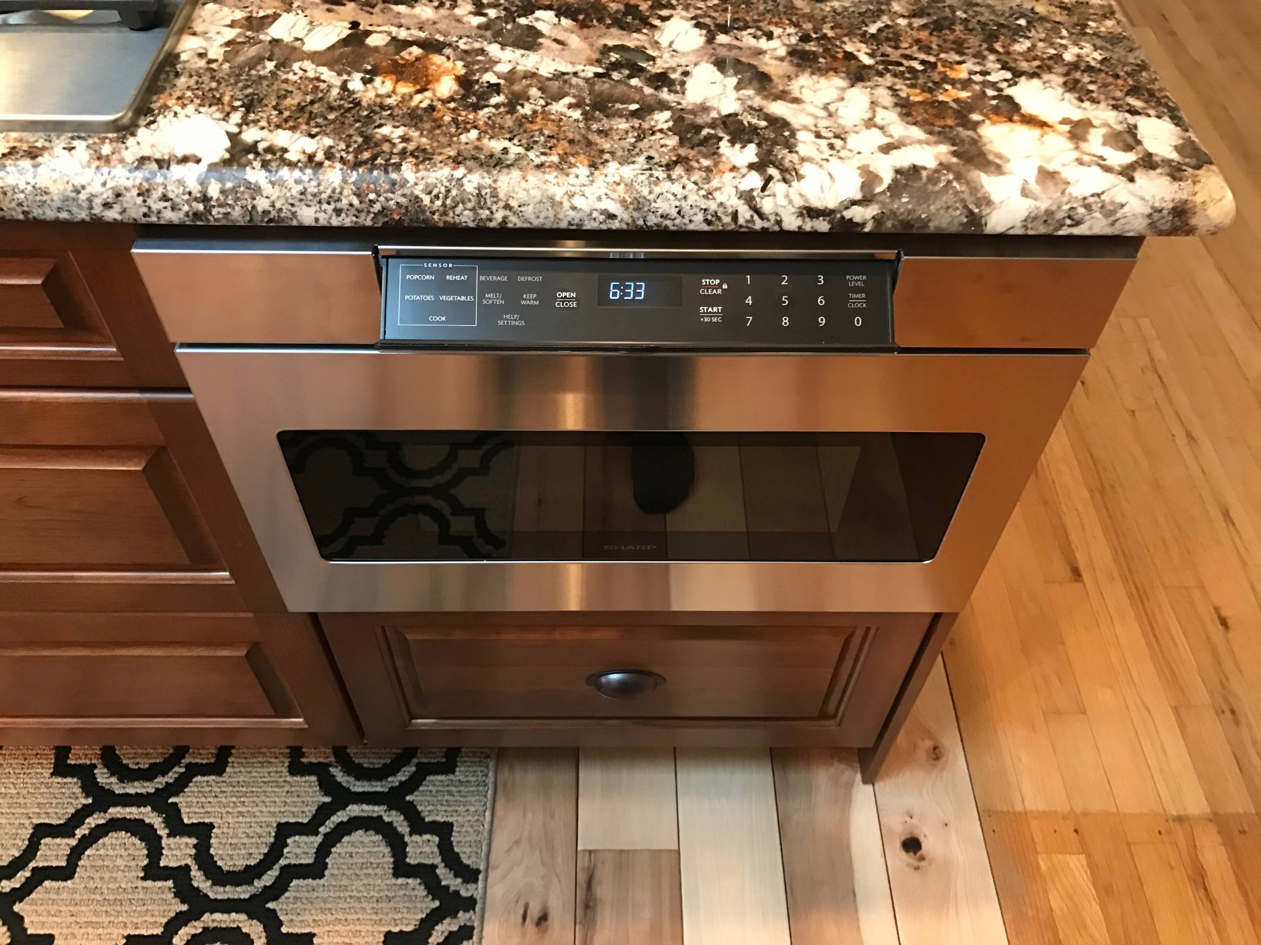 Two Level Island Kitchen