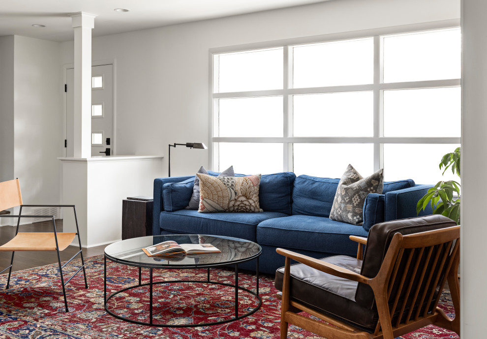 Wildwood, Ann Arbor Midcentury Living Room Detroit by Jane