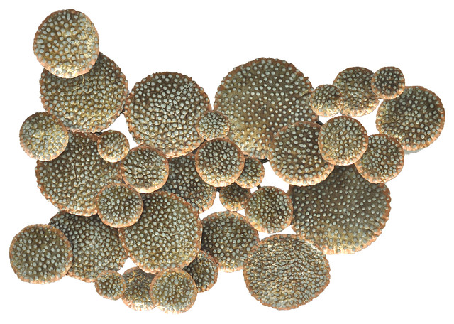 Gold Metal Wall Decor barnacle metal wall decor, textured gold - transitional - metal Gold Metal Wall Decor barnacle metal wall decor, textured gold - transitional - metal