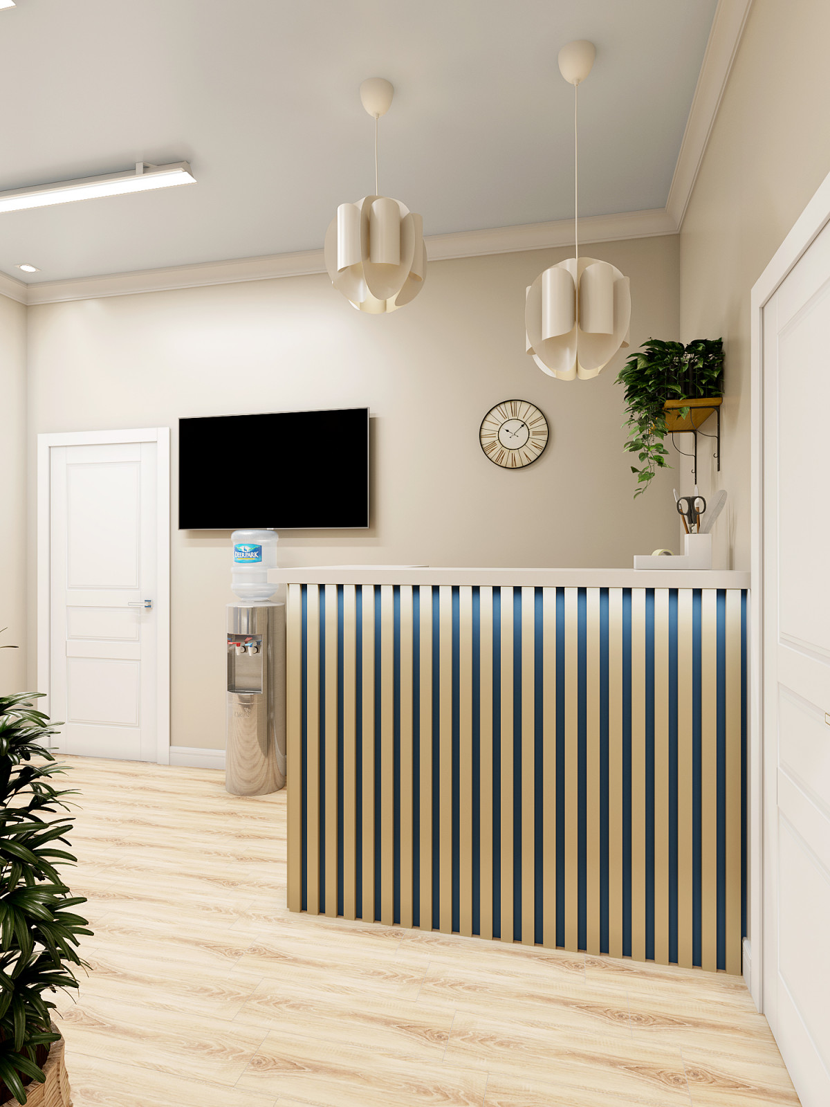 Дизайн-проект детского медицинского центра "Ирис" г. Долгопрудный