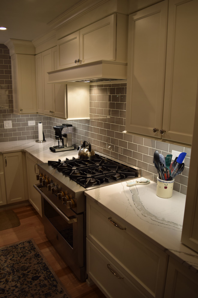Transitional kitchen photo in Chicago