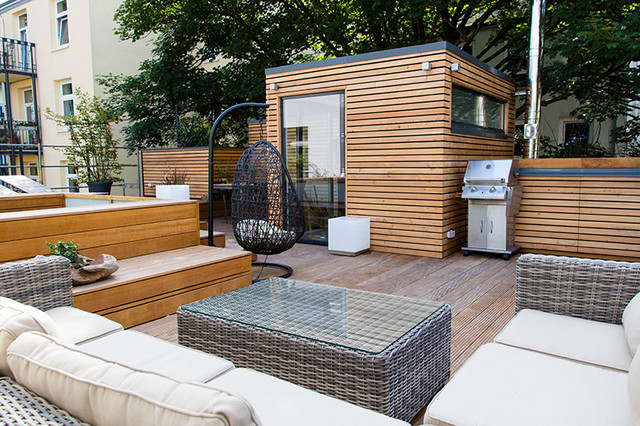 Dachterrassenlandschaft contemporary-deck