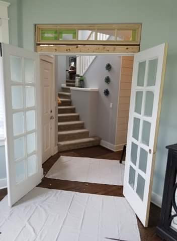 Wall Build & French Door Installation