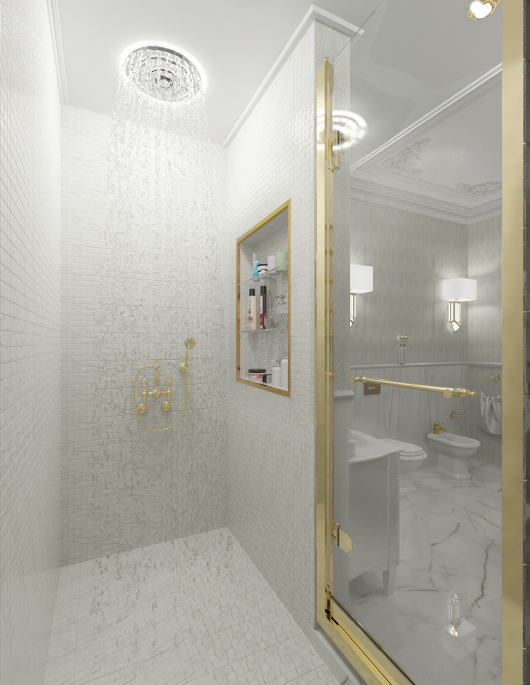 Классический интерьер в Москва Сити