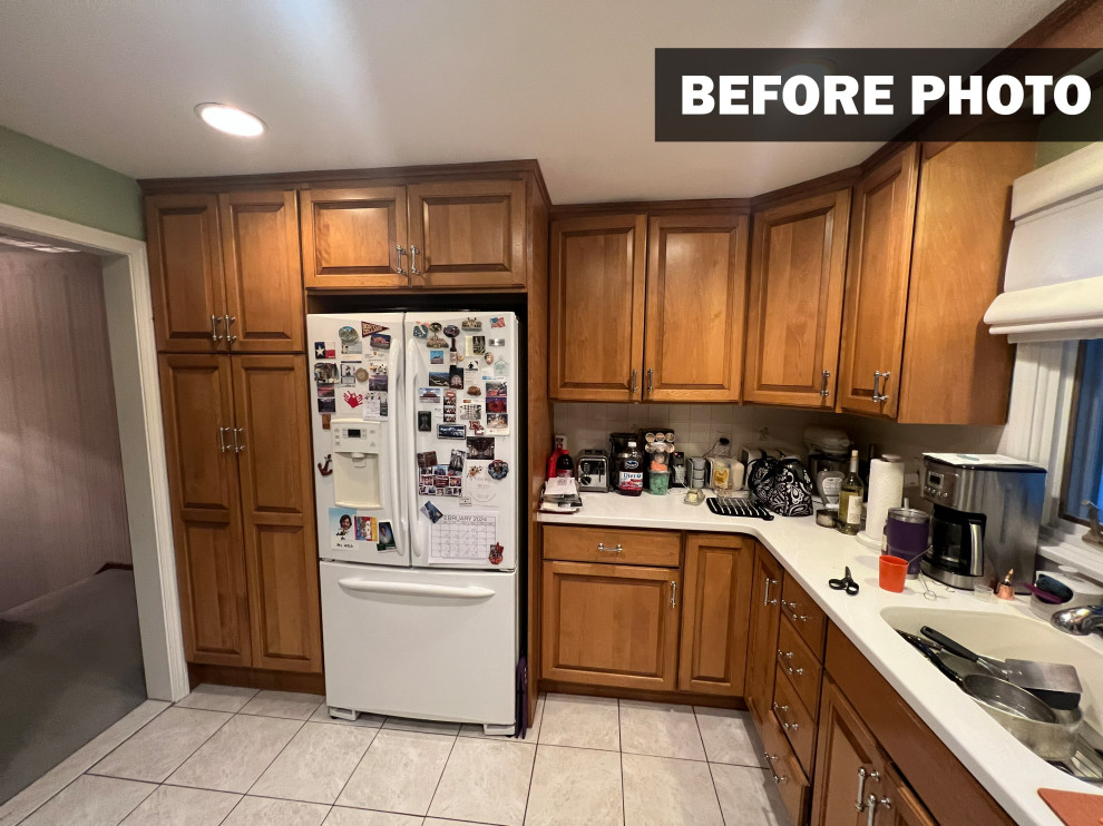 Burlington, MA — Full Kitchen, Dining, Staircase Renovation - 6846