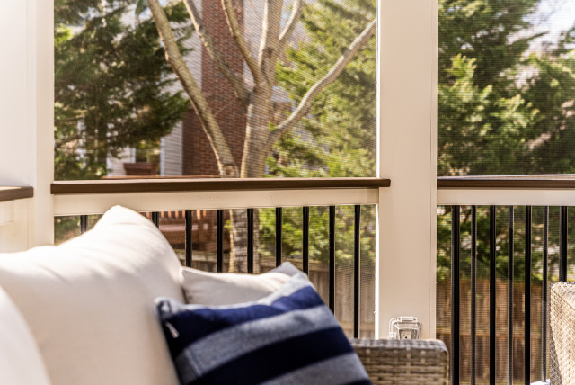 Great Falls Low Maintenance Screened Porch modern-veranda