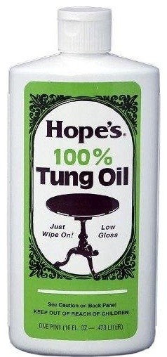 Hope Home Appliance Wood Surface Cleaner 100% Tung Oil 16 oz.,, Set of 4