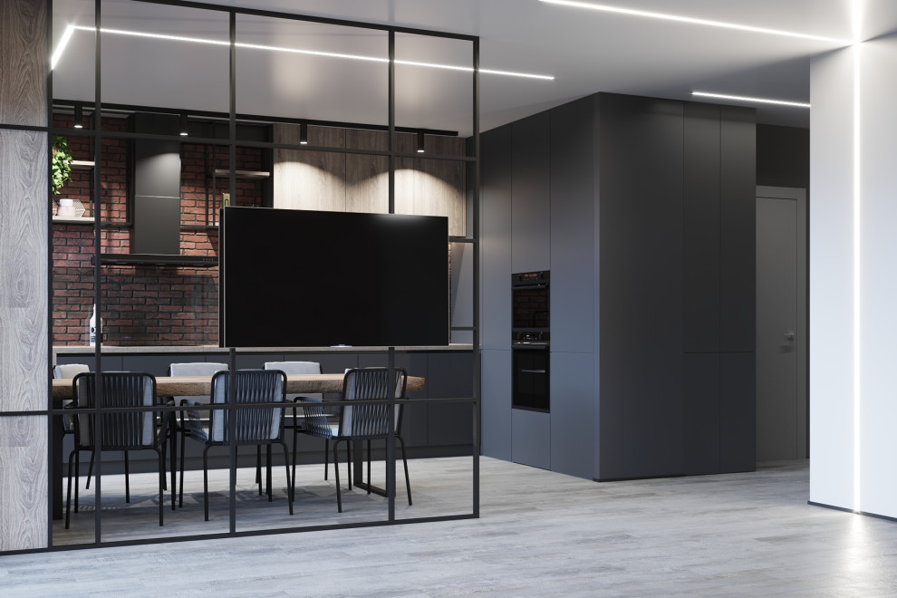 Квартира в стиле лофт