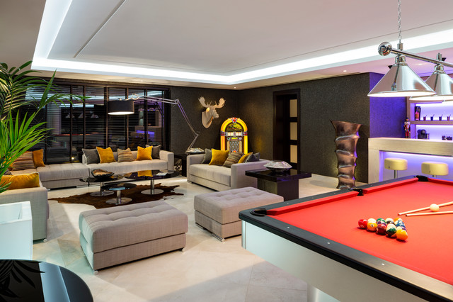 Interior design contemporain-sous-sol