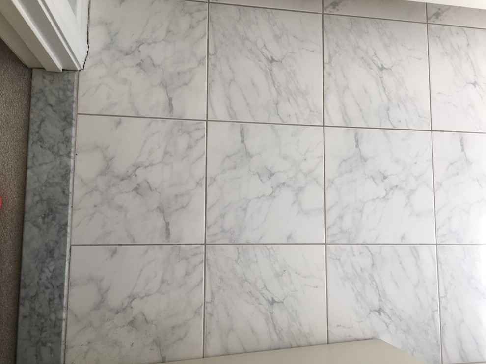 How to coordinate shower tiles w/ existing flooring?