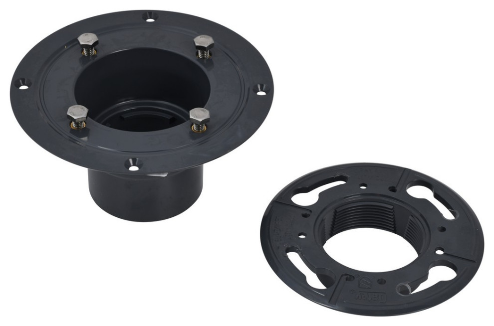 Oatey Low Profile Shower Drain Base With Clamping Collar and Fasteners Traditional Tub And