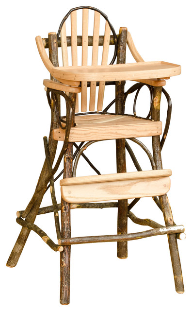 rustic high chair