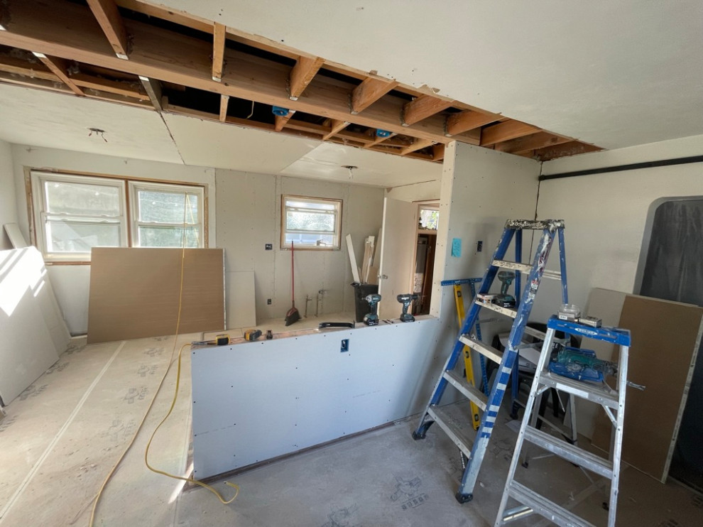 Bigger is better- Kitchen and wall remodel