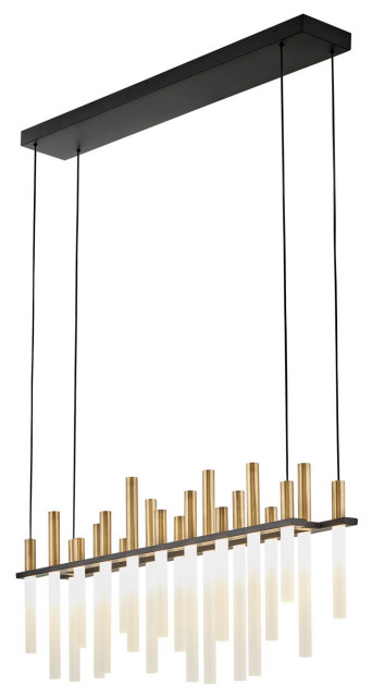 Fredrick Ramond Echo Small Led Linear, Black*, 38.75" - Contemporary ...