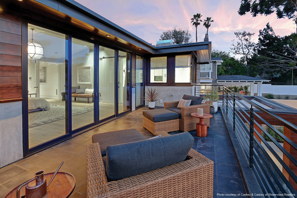 Photo of a beach style deck in Los Angeles.