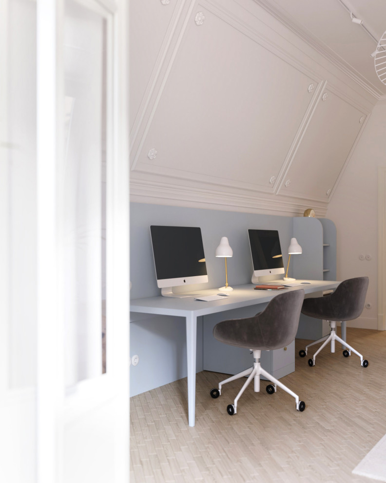 Двухуровневая квартира в старом доходном доме Петроградского района