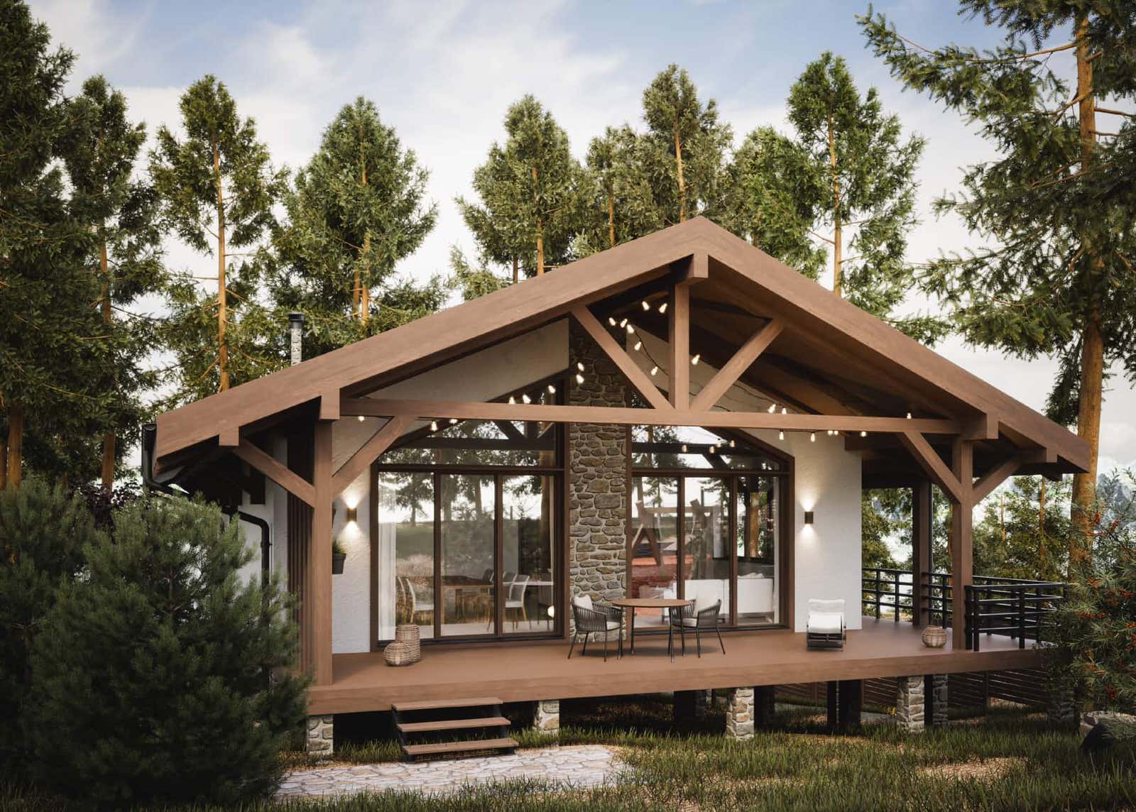 Лесные просторы