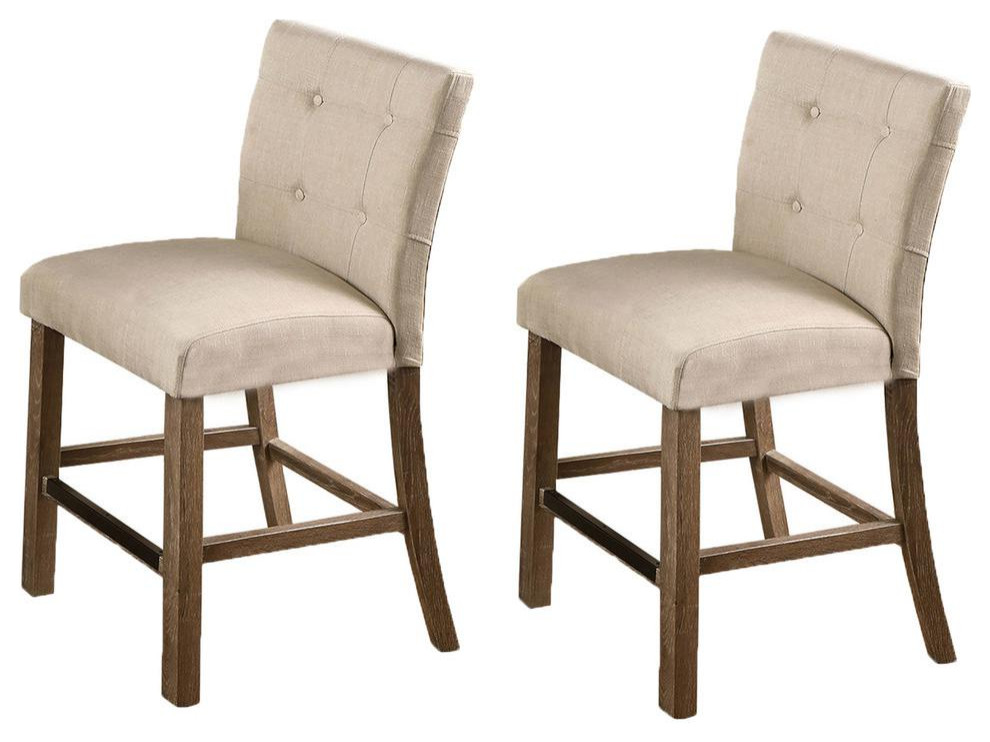 Light Gray Counter Height Chairs Transitional Dining Chairs by