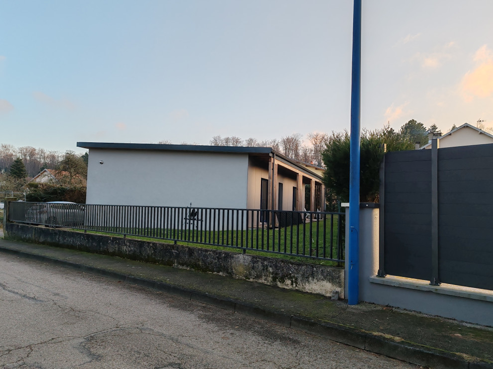 Construction de maison style moderne