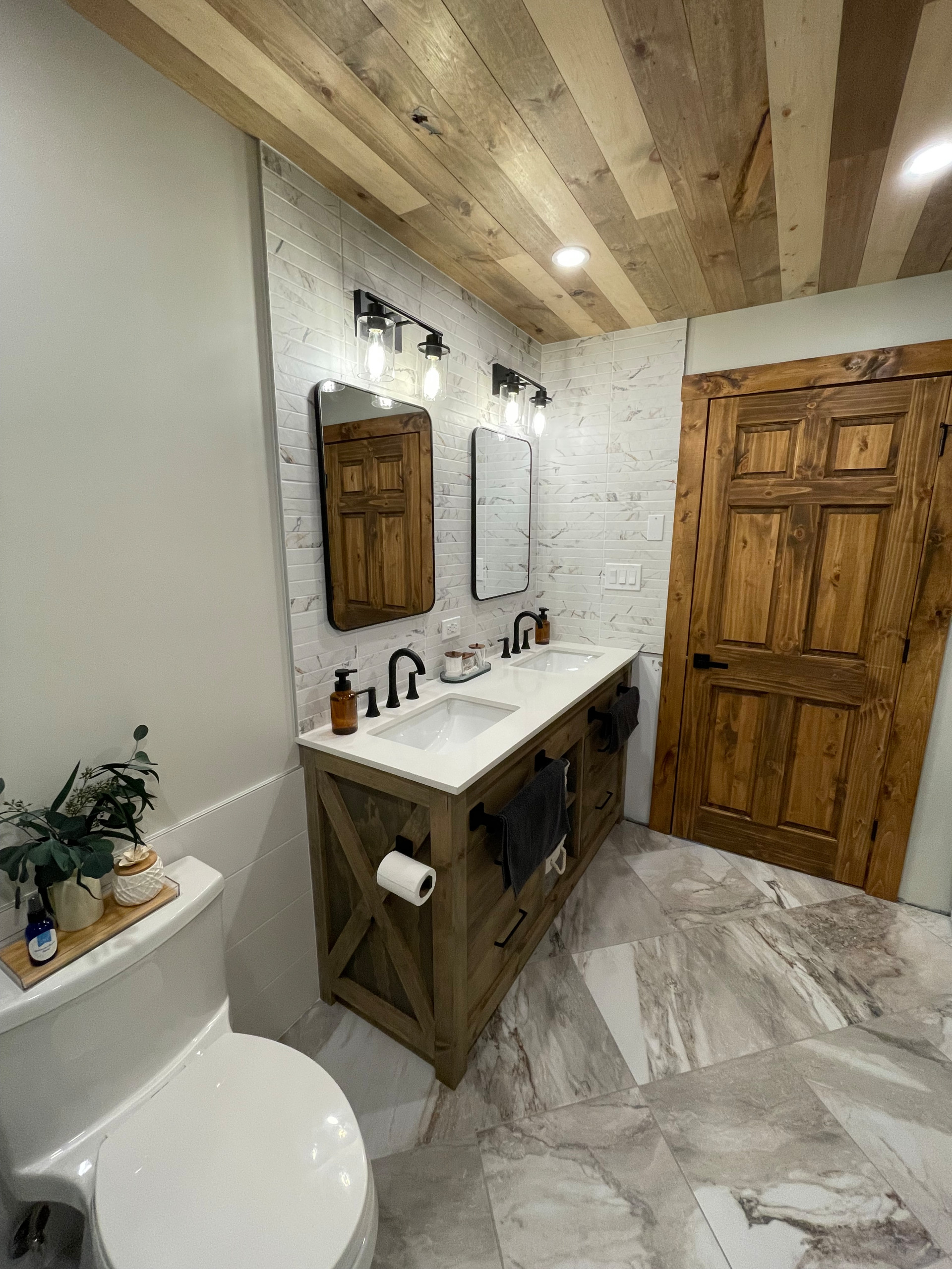 Modern / Rustic Bathroom Renovation