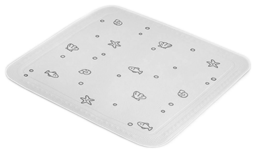 Non Slip Bathroom Safety Mat, Sea Life, Shower Stall Mat Contemporary