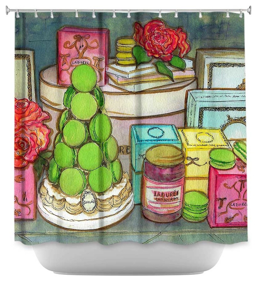 DiaNoche Shower Curtain Diana Evans Window Shopping I