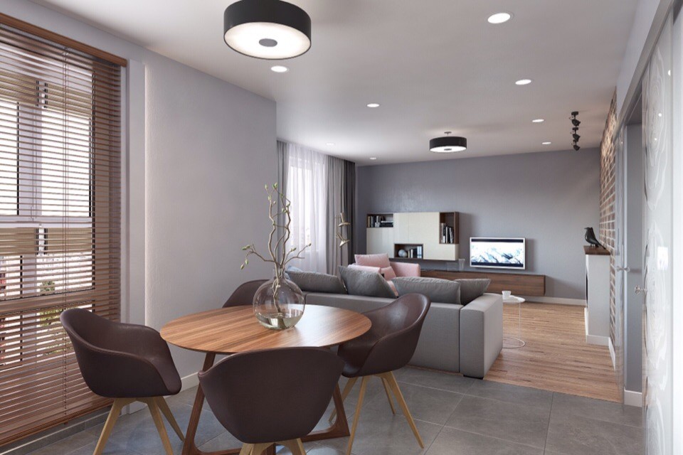 Дизайн гостинной