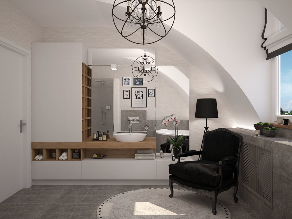 Черно-белый лофт