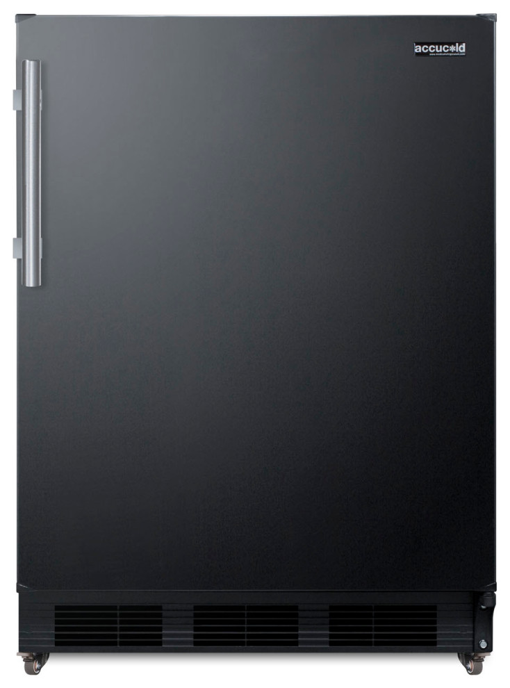 Summit FF7LBLKM 24"W 5.5 Cu. Ft. Compact Freezerless Refrigerator