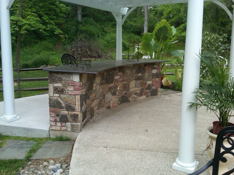 patio bar area