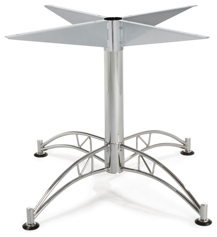 Large Chrome Table Base Contemporary Table Tops And Bases by OFM