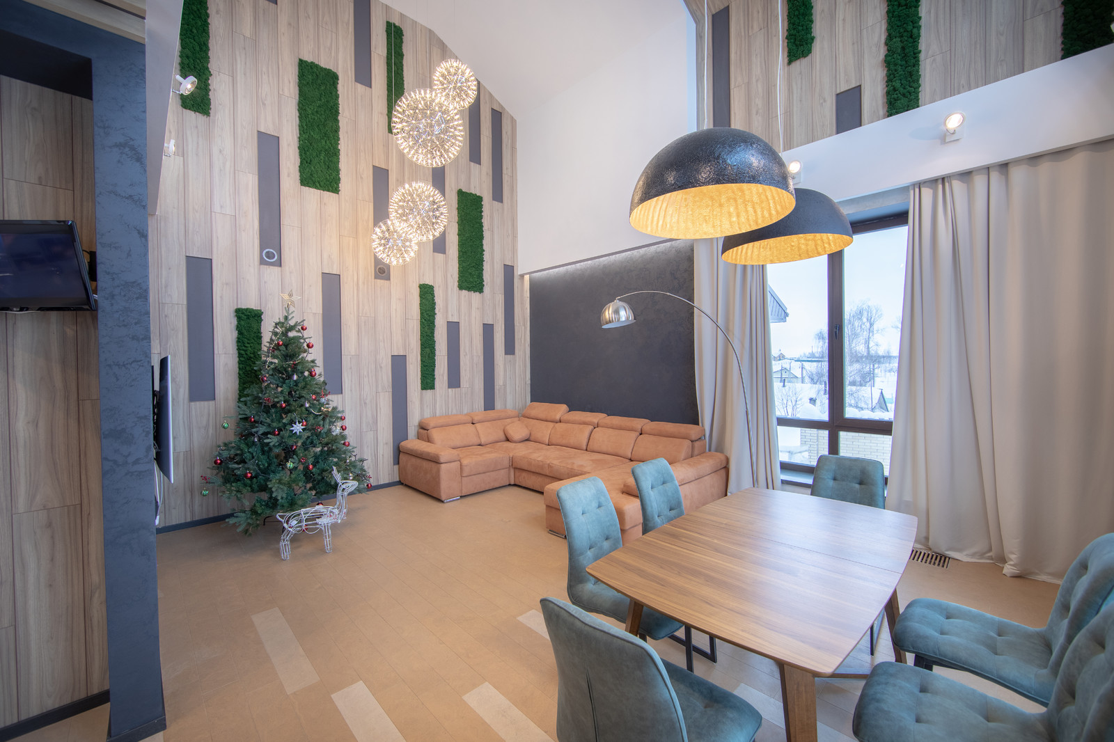 Кухня-гостиная со вторым светом