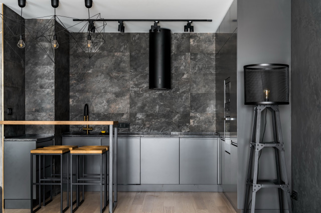 Квартира на Костромском проспекте contemporary-kitchen