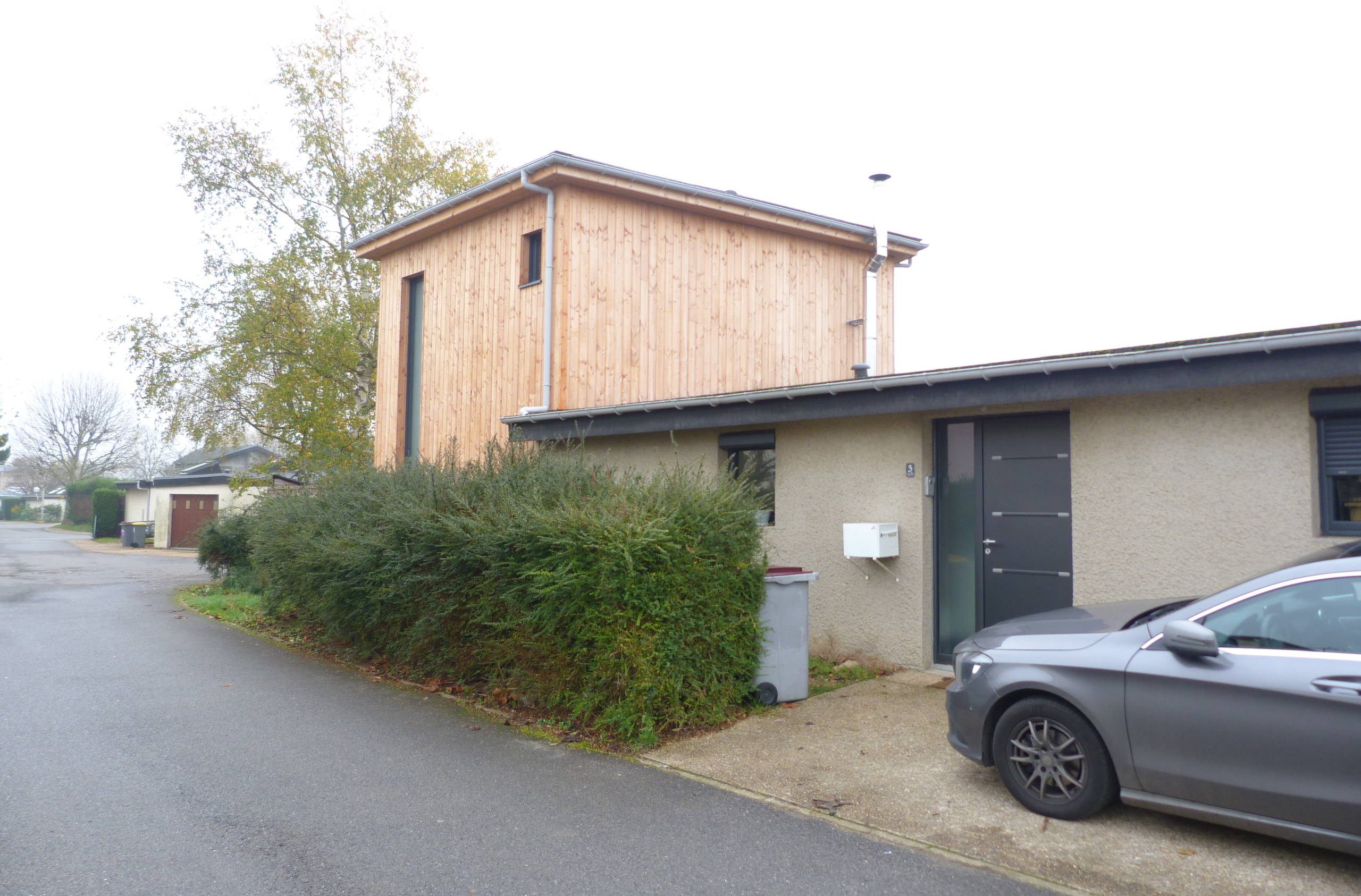 Maison après travaux sur la rue