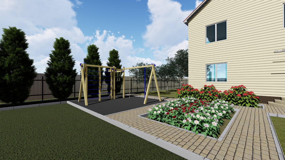 Ландшафтный дизайн-проект участка 15 соток