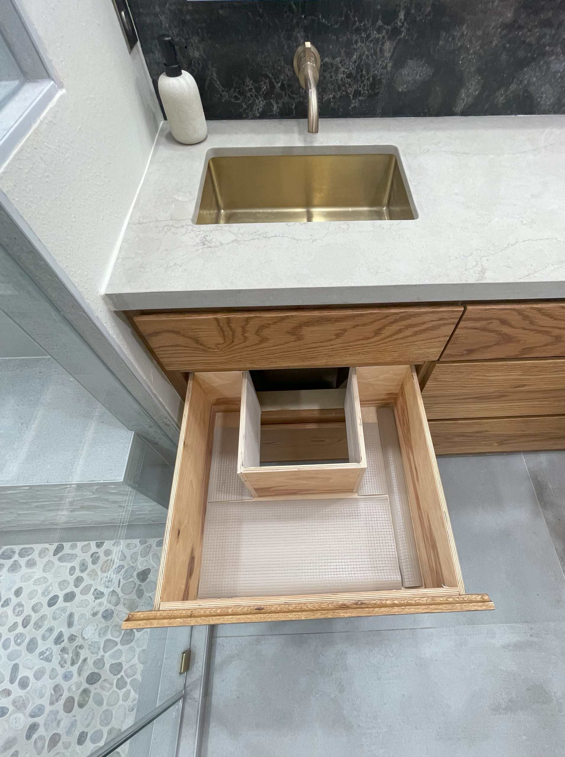 Contemporary Primary Bathroom Remodeling in Houston, TX Montrose area