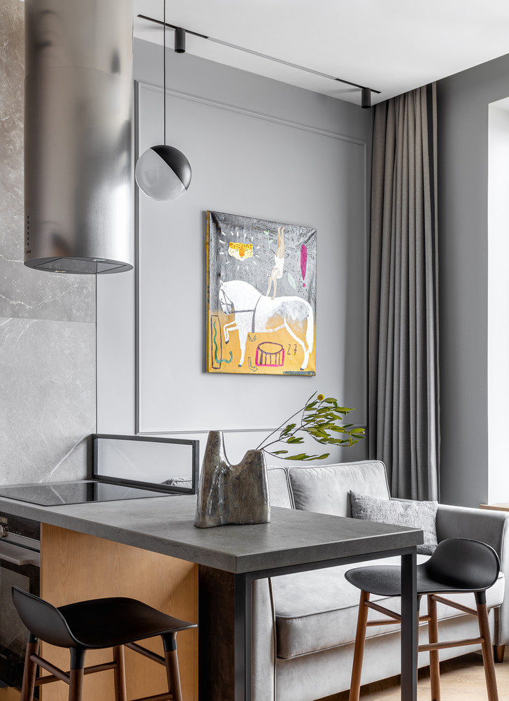 Студия 35 м2 для холостяка