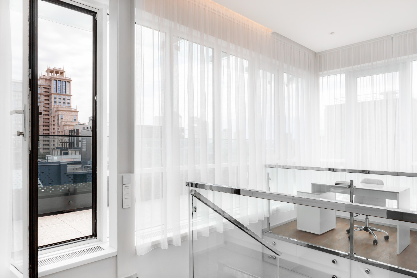 Двухуровневые апартаменты.