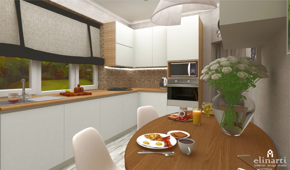 Кухня "Закругление"