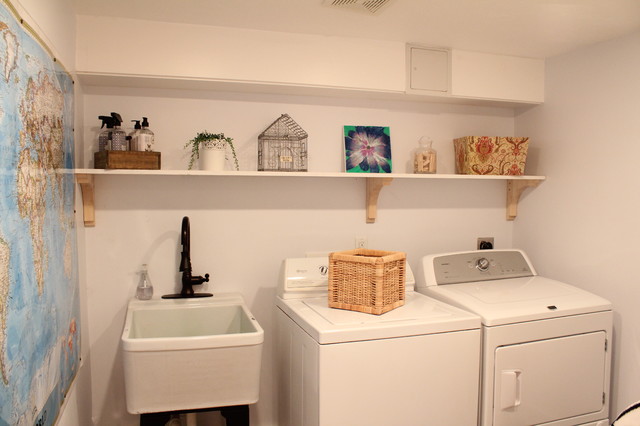 traditional laundry room