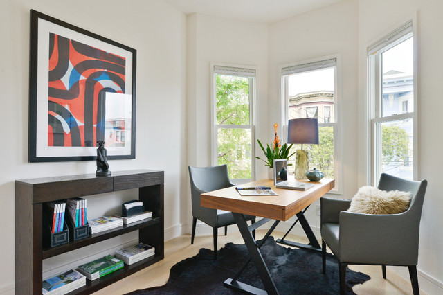 Duboce Park Duplex modern-arbeitszimmer