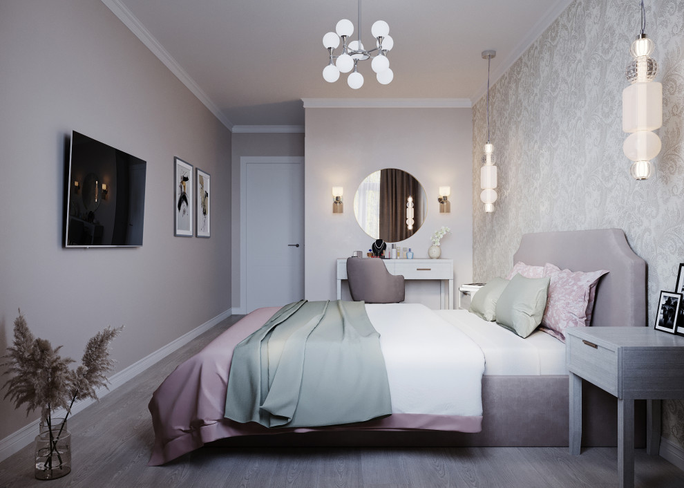 Визуализация женской спальни