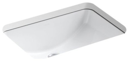 Kohler Ladena 20-7/8" X 14-3/8" X 8-1/8" Under-Mount Bathroom Sink, White