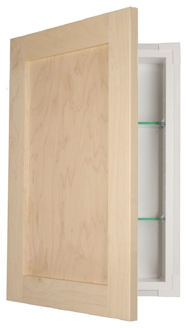Shaker Style Frameless In Wall Medicine Cabinet Contemporary
