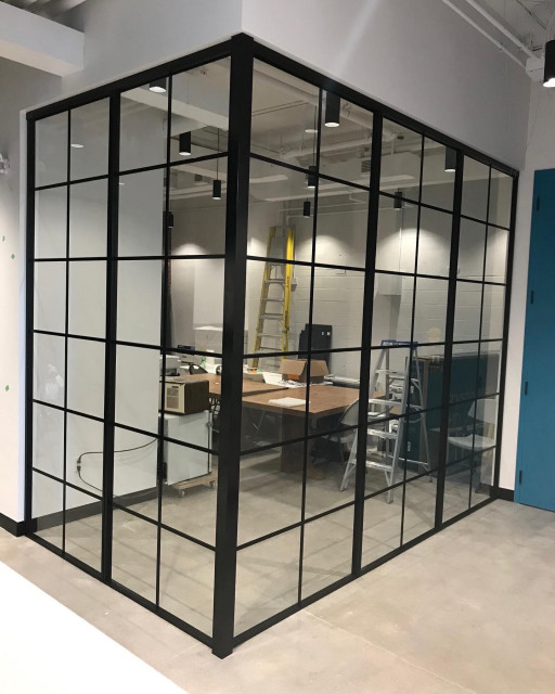 Partitions contemporary-home-office