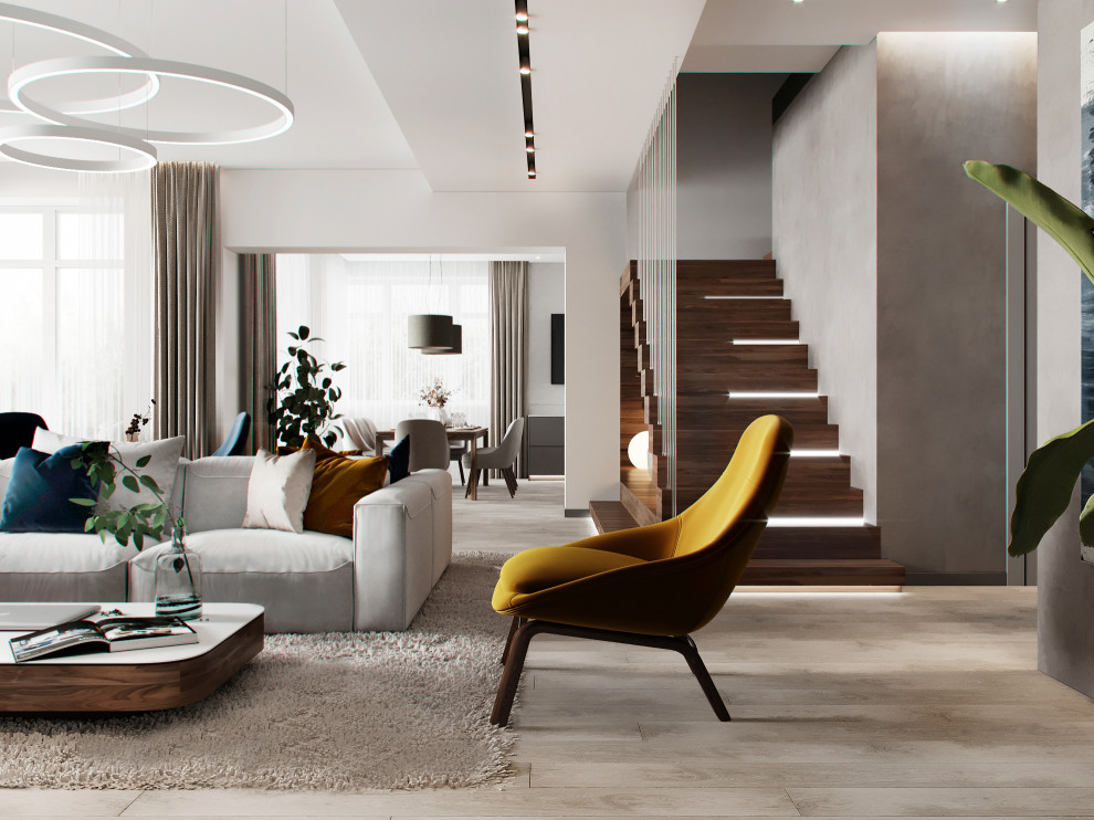 кухня-гостиная в доме в п.Княжий