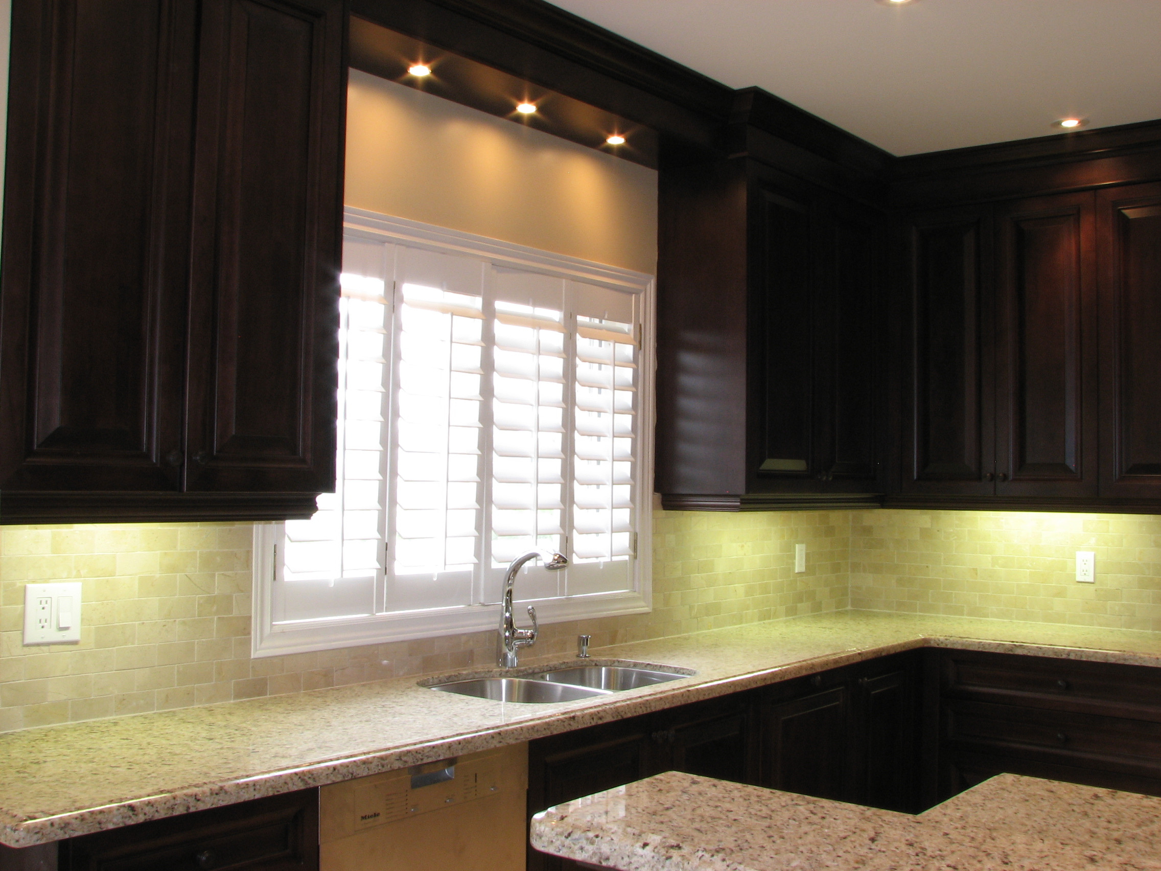 Large Wood finish Kitchen