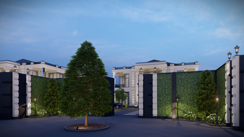 Разработка и оформление экстерьера и фасадов в проекте загородной резиденции