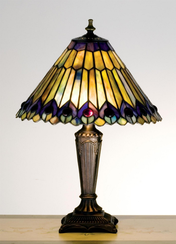 Meyda Tiffany 27564 Stained Glass / Tiffany Accent Table Lamp